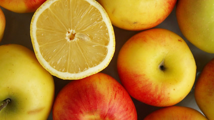 Healthy bright fruits