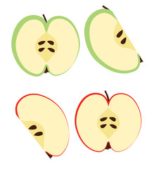 Apple background vector