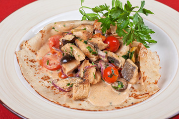 pled fish pancake