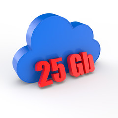 cloud 25 gigabytes