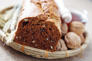 walnut and honey bread