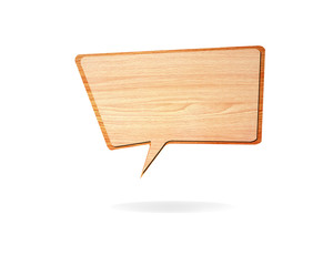 Retro speech bubbles from splat on white background