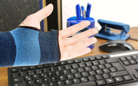Sehnenscheidenentz&uuml;ndung im Handgelenk