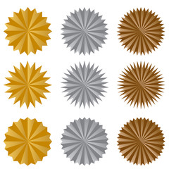 Starburst Sticker Set