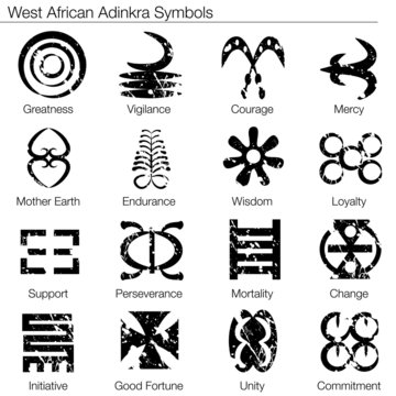 West African Adinkra Symbols