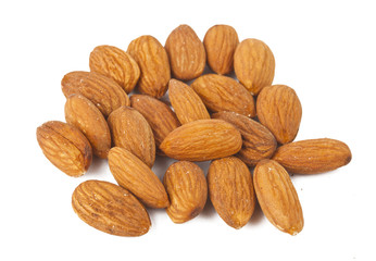Almonds isolated