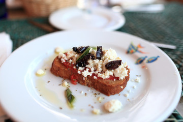 Riganatha on plate