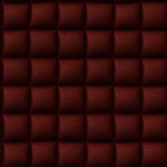Naklejka premium Red leather seamless background or texture