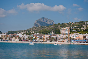 Javea Port and stone beach