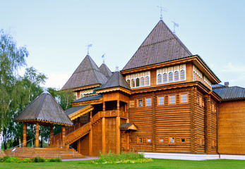 Russian wooden mansion
