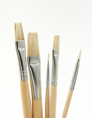 Paint brushes in different sizes