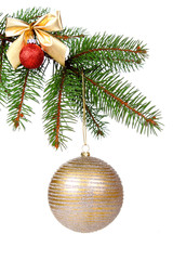 christmas decoration on a white background