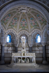 the crypt in notre dame de fourviere