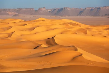 Schilderijen op glas Dunes y rocks in the desert © sunsinger