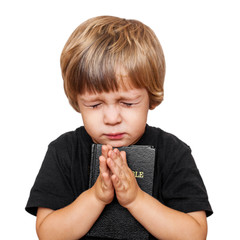 Little boy praying