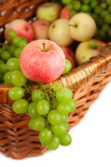 apples and grapes