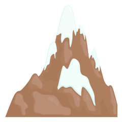 Illustration of a mountain range. eps10