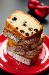 Egg White Cake with Berries