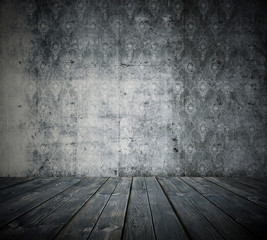 old grunge room