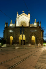 Fototapeta na wymiar Cathedral of Vitoria, Alava, Basque Country, Spain