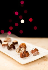 Chocolates on Display
