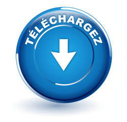 téléchargez sur bouton bleu