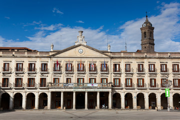 Obraz premium City council, New square, Vitoria, Alava, Basque Country, Spain