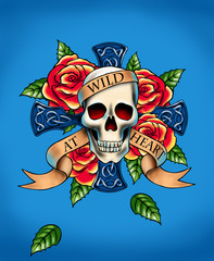 Totensch&auml;del Kreuz