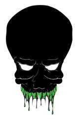 Scary Skull Vector Illustration