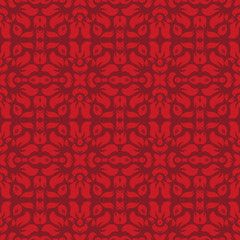 Red wallpaper pattern
