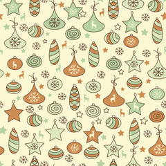 Vector Seamless Christmas Pattern