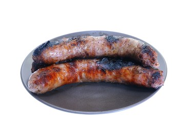 Chorizos criollos a la parrilla.