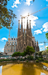 Sagrada Familia Temple in Barcelona