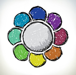 Hand-drawn presentation template