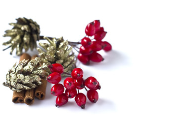 Decorative christmas composition