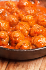 Meat balls with tomato sauce