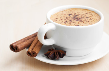 Cup of cappuccino