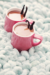 hot chocolate with vanilla