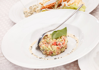 salad with avocado