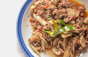 Basil beef stir fry