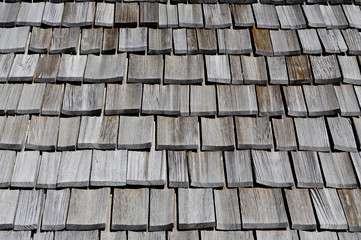 old wooden roof