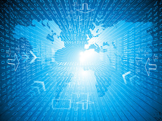 abstract digital speed background