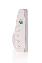 Broadband modem isolated on a white background