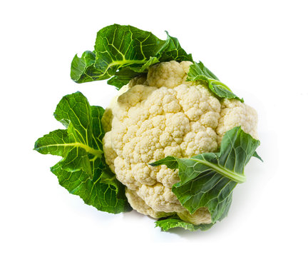 The fresh cauliflower