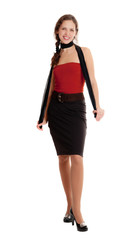 Fototapeta premium the cheerful girl