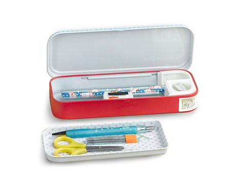 useful metal pencil box and other accessory stationary for child