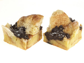 Pain Au Chocolate Puddings