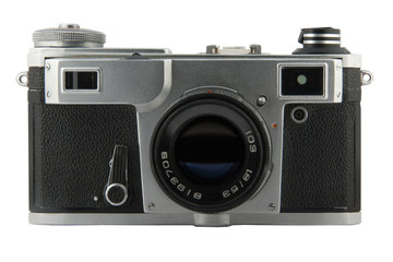 camera frontally