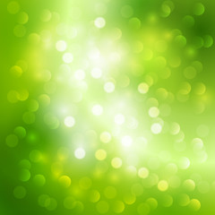 Green blurred light background