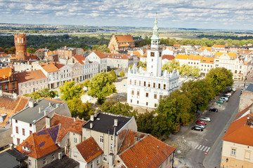 Fototapeta na wymiar Ratusz budynek - Chełmno, Polska.